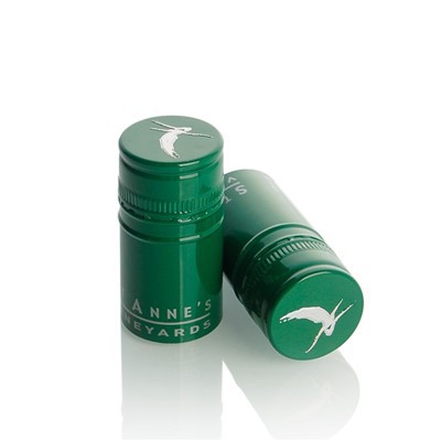 30*60mm Wine Aluminum Plastic Cap suppliers