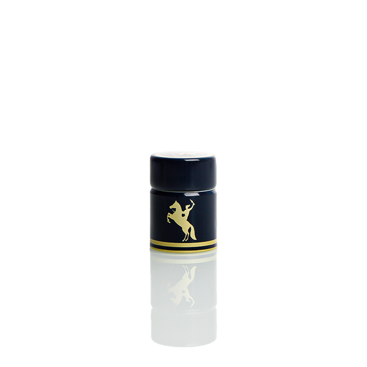 33*47mm Custom Black Aluminum Plastic Cap