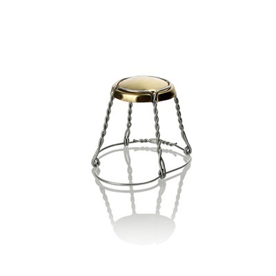 Champagne Cork Wirehood Wire Cage