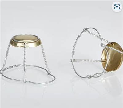 Champagne Cork Wirehood Wire Cage