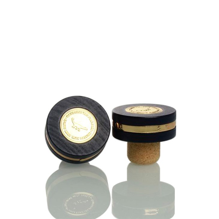 Custom Shape Zinc Alloy Cork Stopper