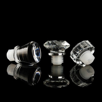 Customized Shape Clear Glass Stopper