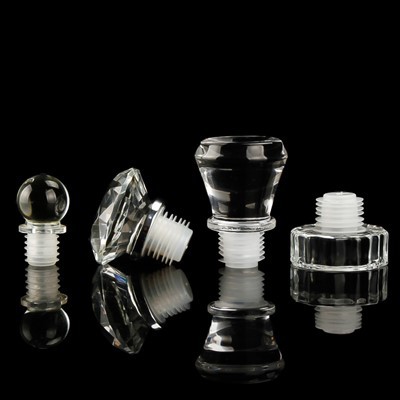 Luxury Clear Glass Stopper