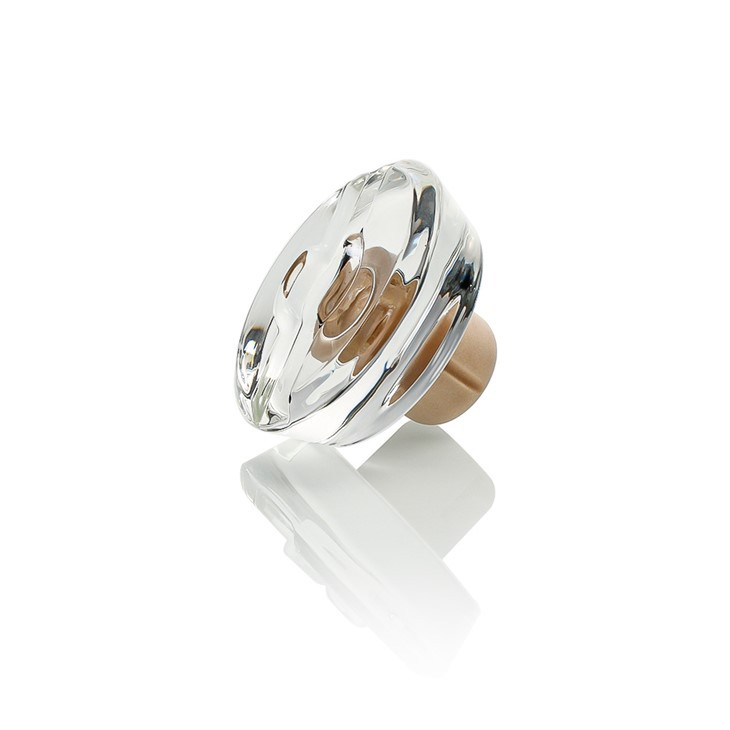 Luxury Customized Clear Glass Top Stopper factory