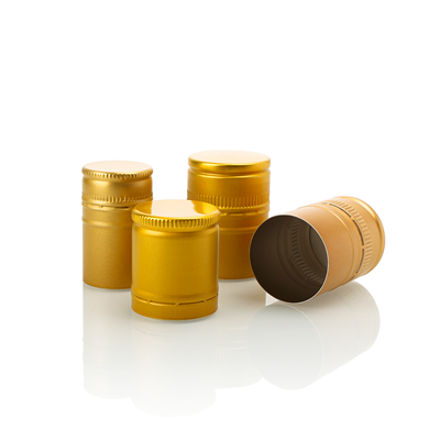 Pure Gold 30*44mm Aluminum Cap suppliers