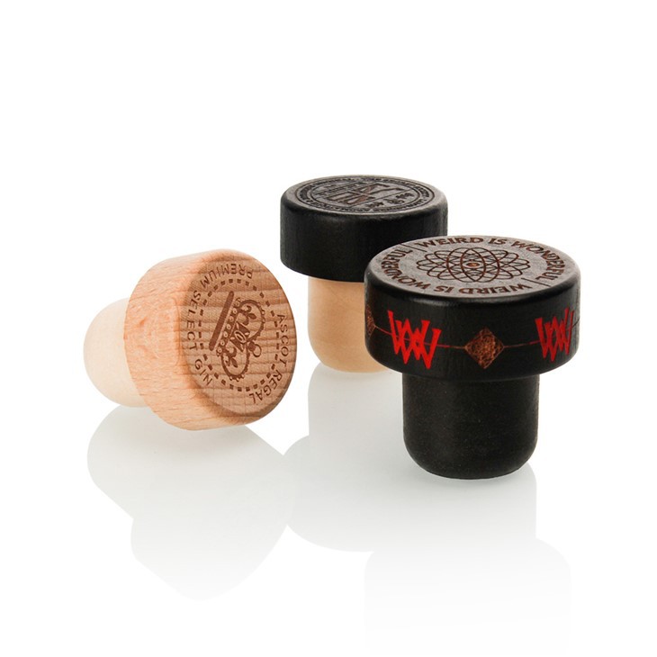 Customized Wood Top Cork Stopper