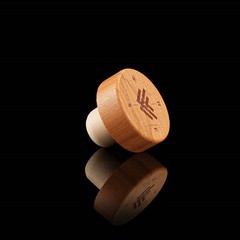 T-shape Wooden Top Glass Bottle Cork