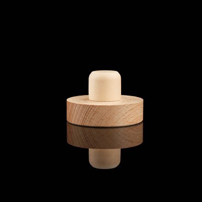 T-shape Wooden Top Glass Bottle Plug factory