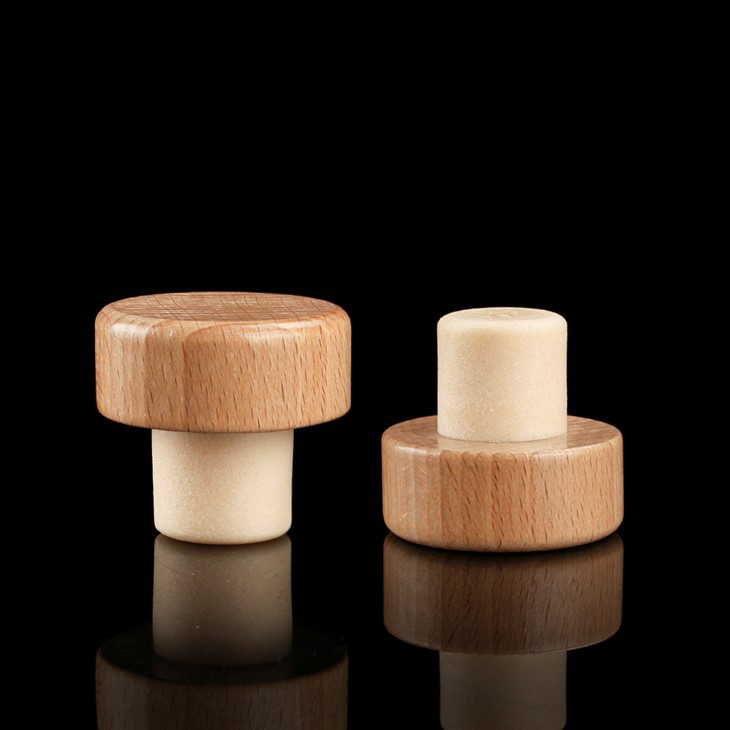 T-shape Wooden Top Polymer Plug