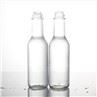 Clear Vinegar Woozy Glass Bottle