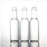 Clear Vinegar Woozy Glass Bottle