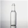 Clear Vinegar Woozy Glass Bottle