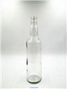 Clear Glass Bottle With Screw Cap