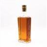 750ml Square Embossed Logo Glass Bottle