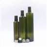 Dark Green Olive Oil Glass Bottle