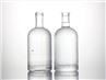 Empty Vodka Glass Bottle
