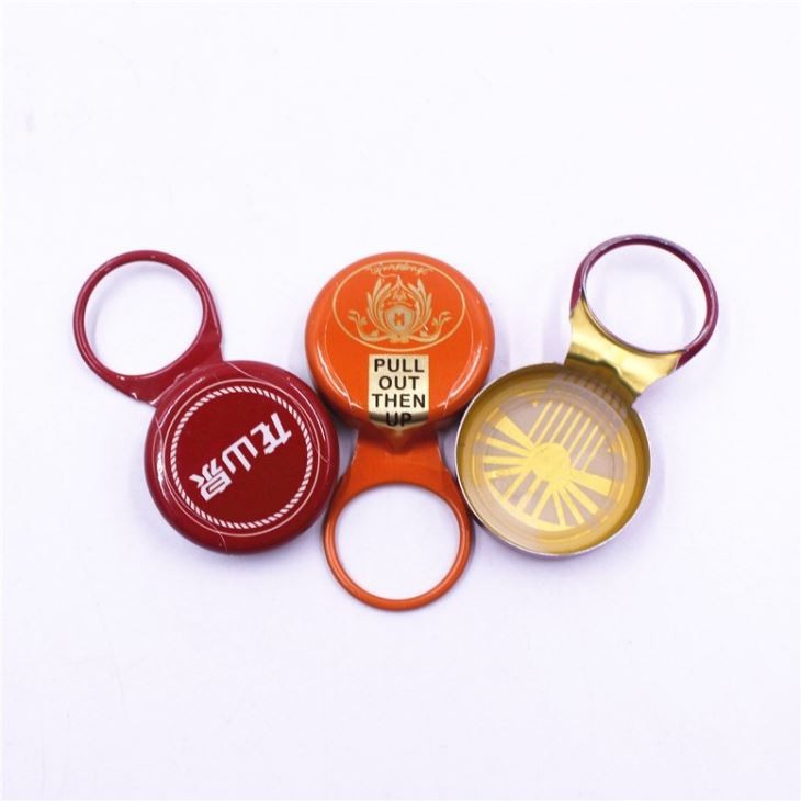 Pull Ring Easy Open Aluminum Crown Caps