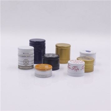 Aluminum ROPP Caps For Wine Glass Bottles