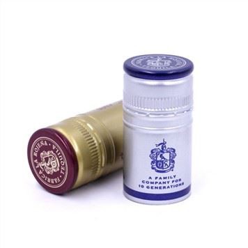 What is the market share of wine aluminium caps?