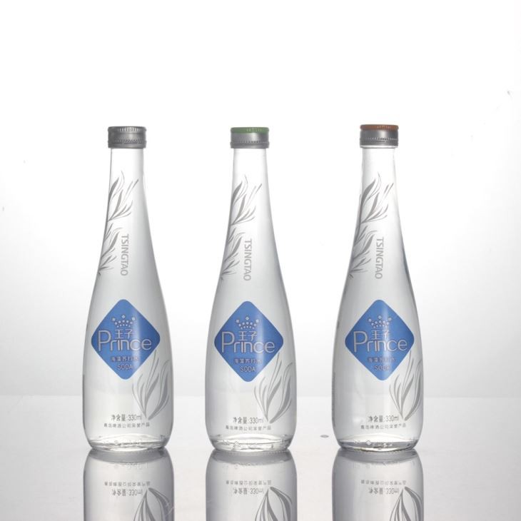 300ml glass bottles with lids