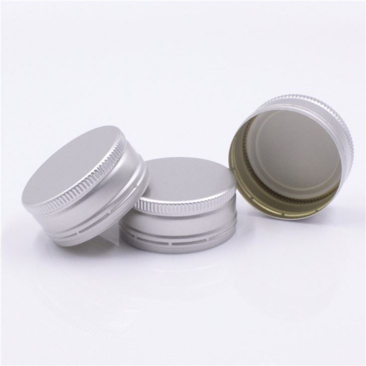 38mm Silver Aluminum Cap