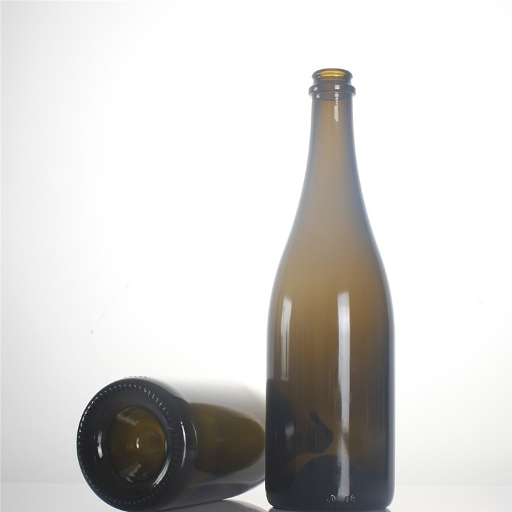 Empty Champagne Glass Bottle