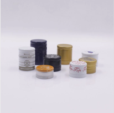 Aluminum ROPP Caps For Wine Glass Bottles