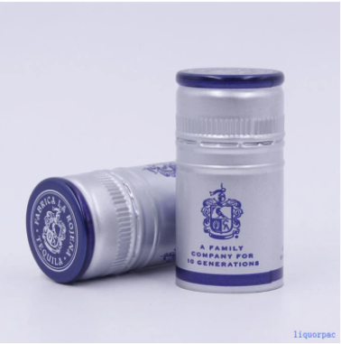 Whiskey Glass Bottles Aluminum ROPP Caps